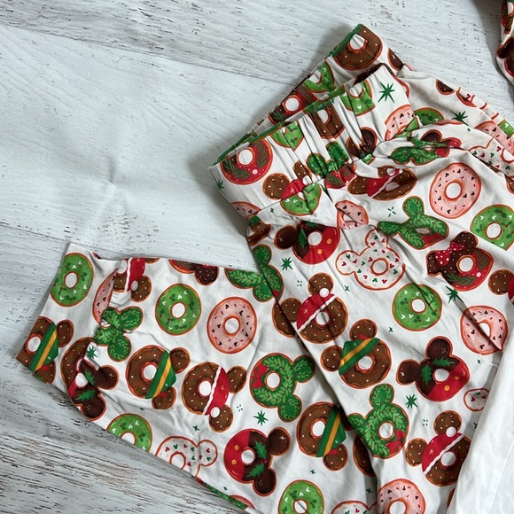Mickey Donut Christmas pajama set SMALL - Picture 3 of 3